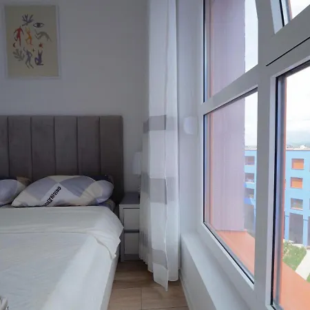 Comfy At 'mangalem21 Complex' Parking-wifi-ac-view Apartment Tirana
